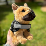 German Shepherd Plushie - Emotional Support Stuffed Animal - ESSA - Living Nature - essa gear