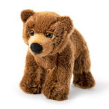 grizzly bear plushie - Living Nature Brand side view